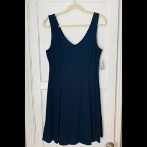 Navy blue Donna Ricco pull over dress